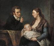 Johann Georg Edlinger Family Portrait oil painting picture wholesale